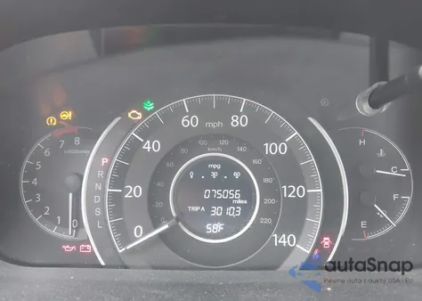 2015 Honda Cr-V Ex-L z USA, uszkodzony, nr VIN 5J6RM4H72FL025410